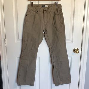 Levis Levi Strauss Signature khaki tan jean style straight pants 29 x 30